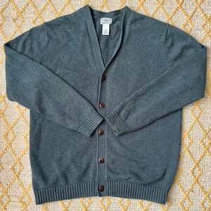 L.L. Bean Men's Olive Sweater - Large